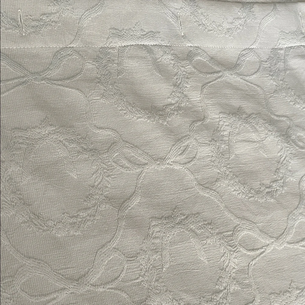 Christmas shower curtain, light green